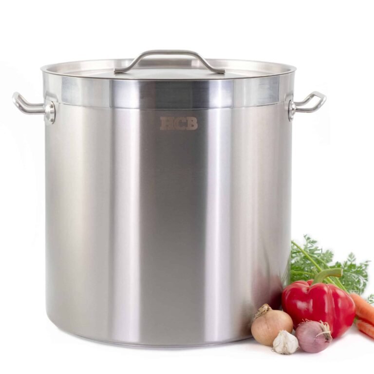 HCB Olla de cocción – todas las fuentes de calor – 33 litros – acero inoxidable