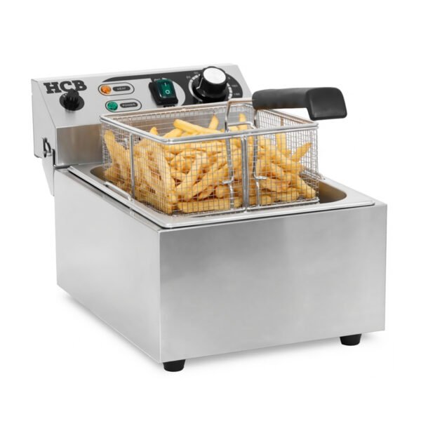 HCB Freidora – 6 litros – 110V – acero inoxidable