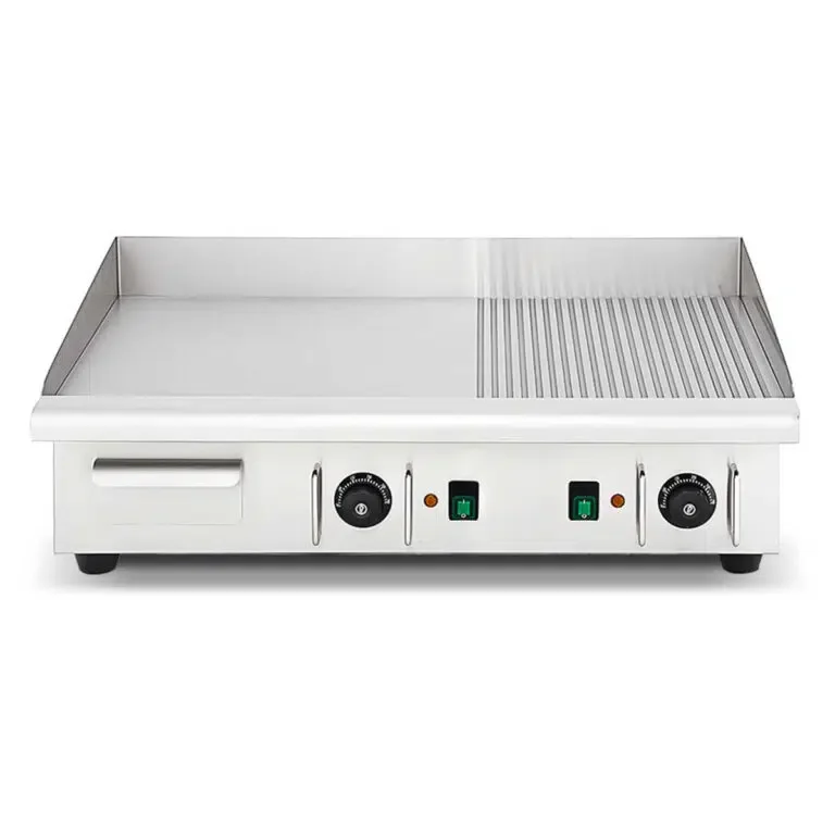 HCB Plancha – 1/2 acanalada – 74 cm – 400V – Acero Inoxidable