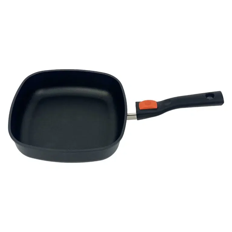 Eurolux Frying Pan – 24 x 24 cm – cast iron – ceramic