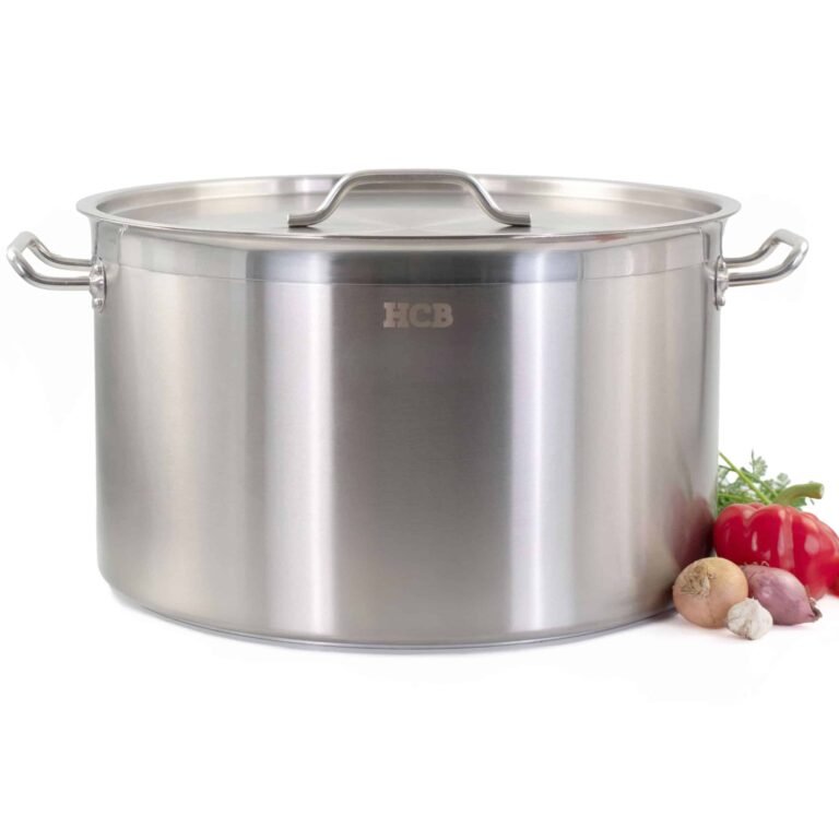 HCB Olla de cocción – todas las fuentes de calor – 58 litros – acero inoxidable