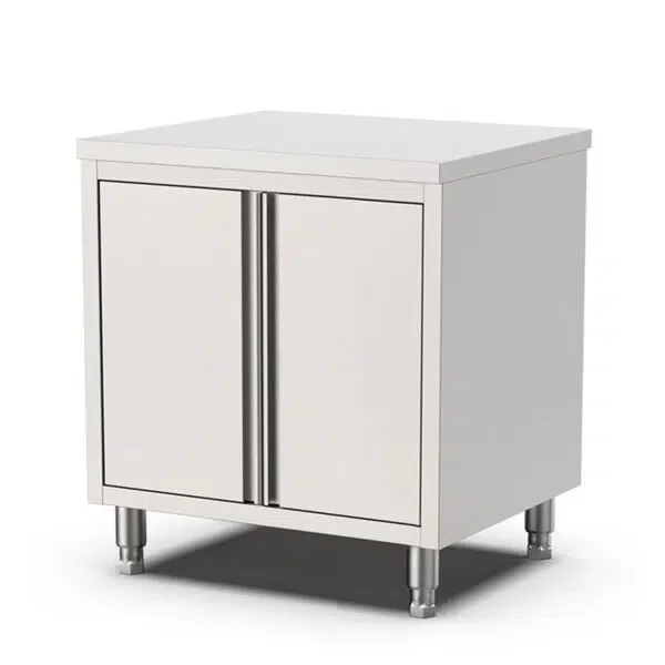 HCB Work Cabinet – Swing Door – 80 cm – Stainless Steel