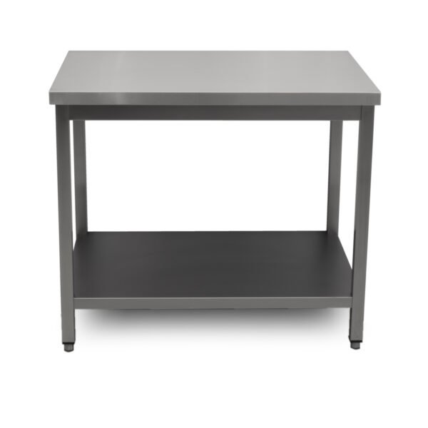 HCB Pro-line Mesa de trabajo – con estante inferior – 100 x 70 x 85 cm – Acero inoxidable