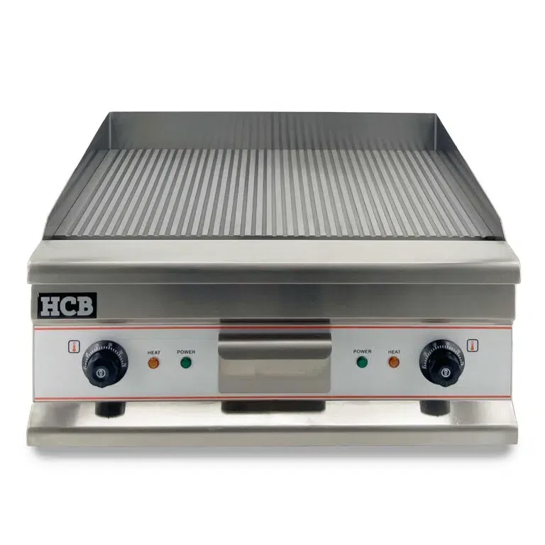 HCB Plancha – acanalada – 60 cm – 400V – acero inoxidable