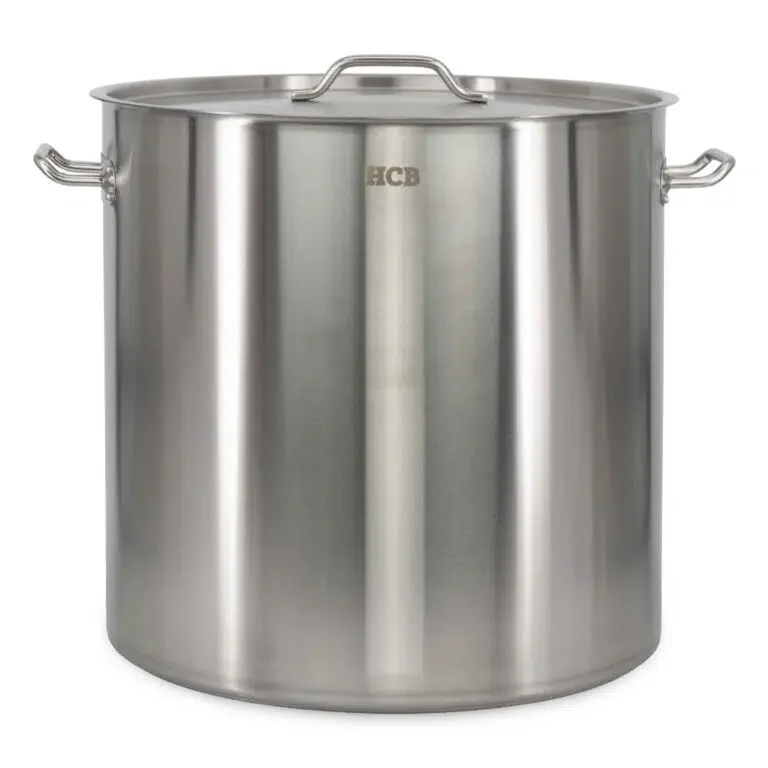 HCB Olla de cocción – todas las fuentes de calor – 130 litros – acero inoxidable
