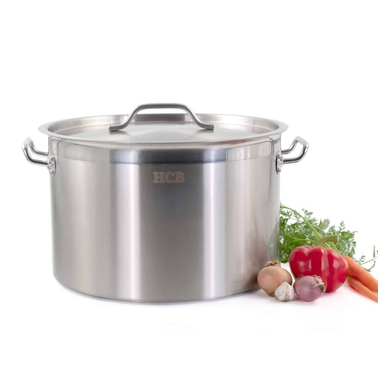 HCB Cooking Pot – all heat sources – 32 liters – Stainless Steel