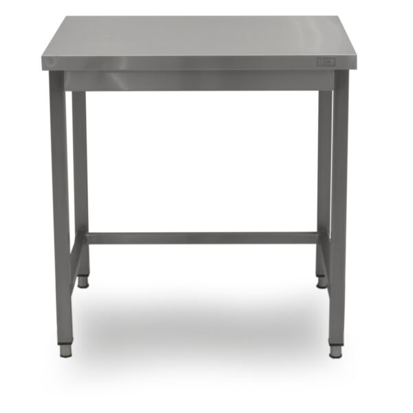 Mesa de Trabajo HCB Basic-line – 80 x 60 x 85 cm – acero inoxidable