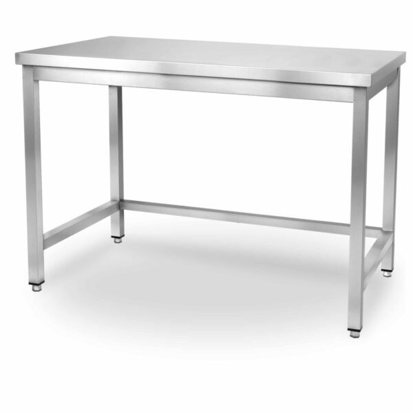 Mesa de Trabajo HCB Basic-line – 120 x 70 x 85 cm – acero inoxidable