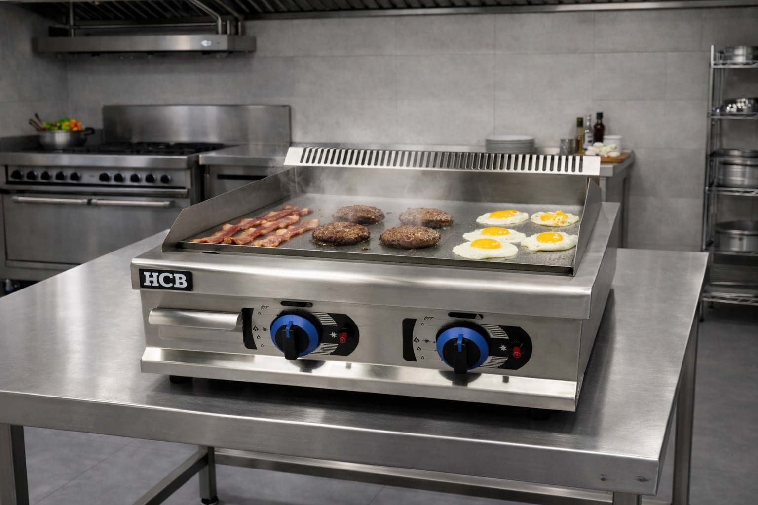 Stainless Steel Griddle Flat Grill 65.5 cm PROPANE