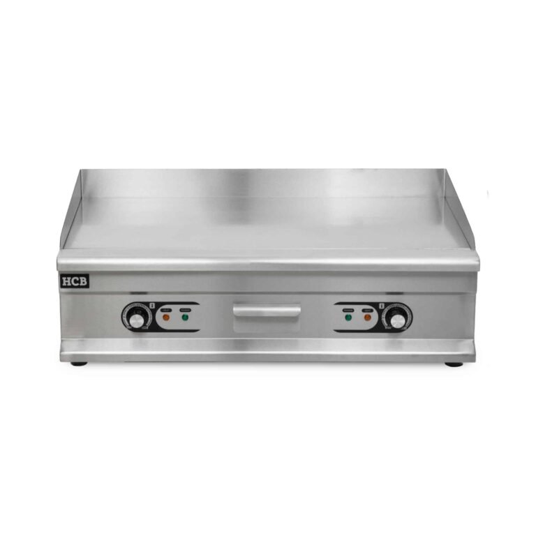 HCB Plancha – lisa – 75 cm – 400V – acero inoxidable