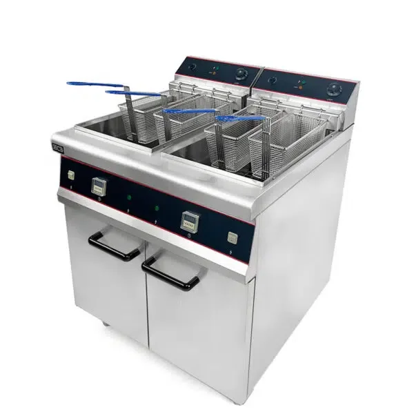 Freidora HCB – 2 x 30 litros – 2 x 400V – acero inoxidable