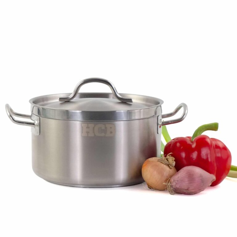 HCB Olla de Cocción – todas las fuentes de calor – 4 litros – acero inoxidable
