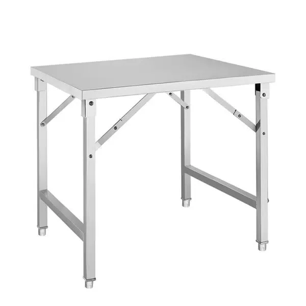 HCB Work Table – collapsible – 100 x 70 x 85 cm – stainless steel