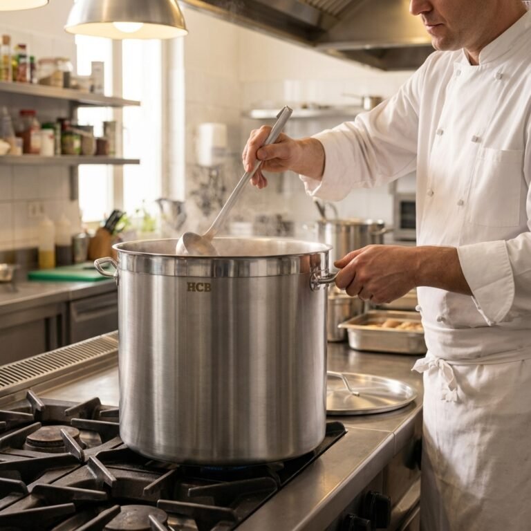 HCB Olla de cocción – todas las fuentes de calor – 25 litros – acero inoxidable
