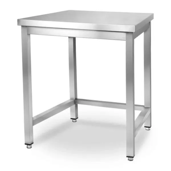 Mesa de Trabajo HCB Basic-line – 60 x 70 x 85 cm – acero inoxidable