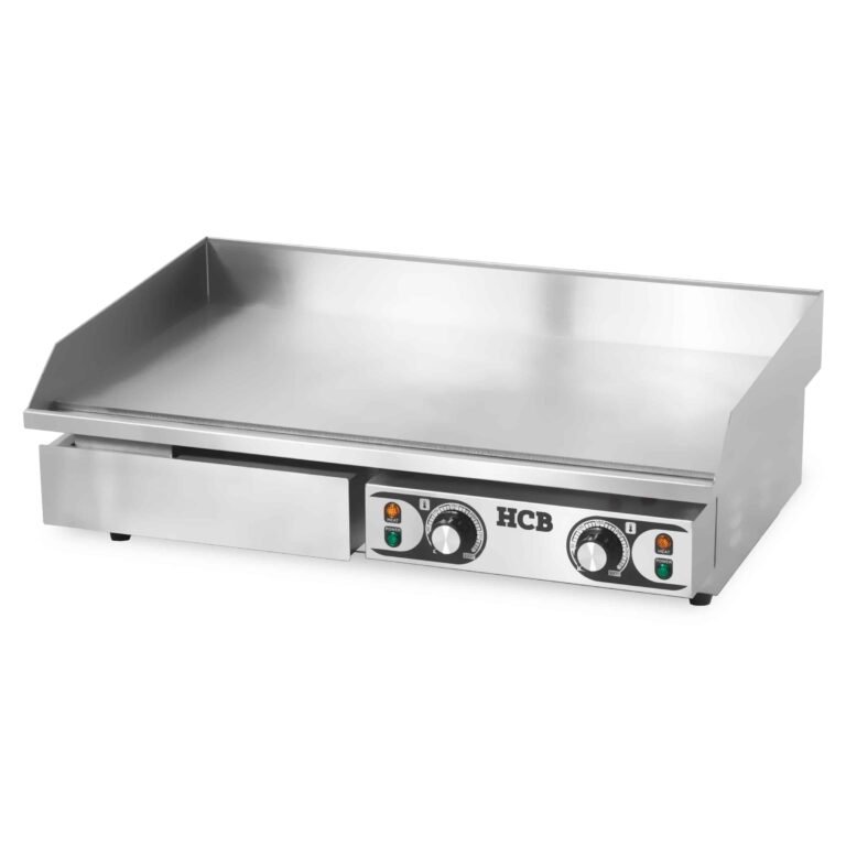 HCB Plancha – lisa – 73 cm – 2 x 110V – acero inoxidable