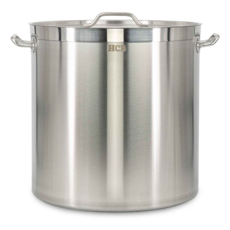 HCB Cooking Pot – all heat sources – 98 liters – Stainless Steel