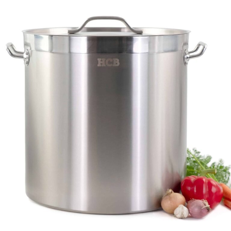 HCB Olla de cocción – todas las fuentes de calor – 50 litros – acero inoxidable