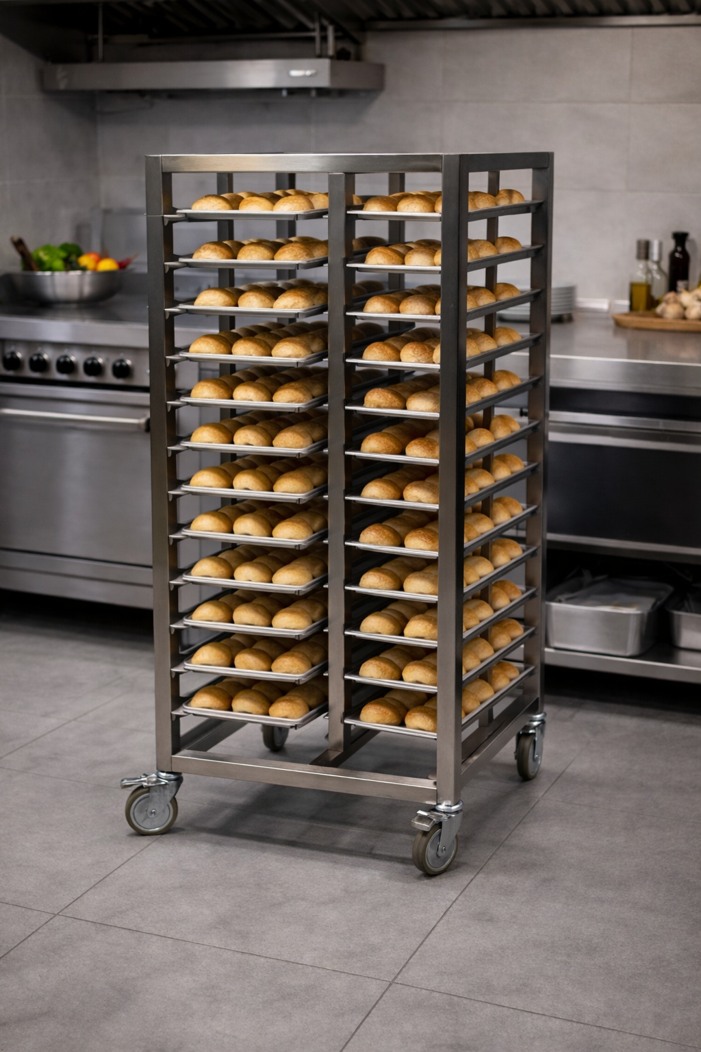 Stainless Steel Rack Cart 20 x 1/1 GN 81 cm