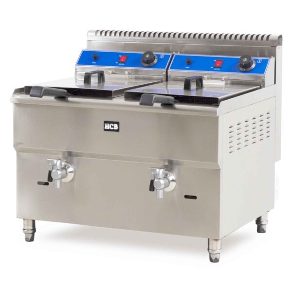 HCB Double freidora – 2 x 14 litros – propano 30 mbar – acero inoxidable