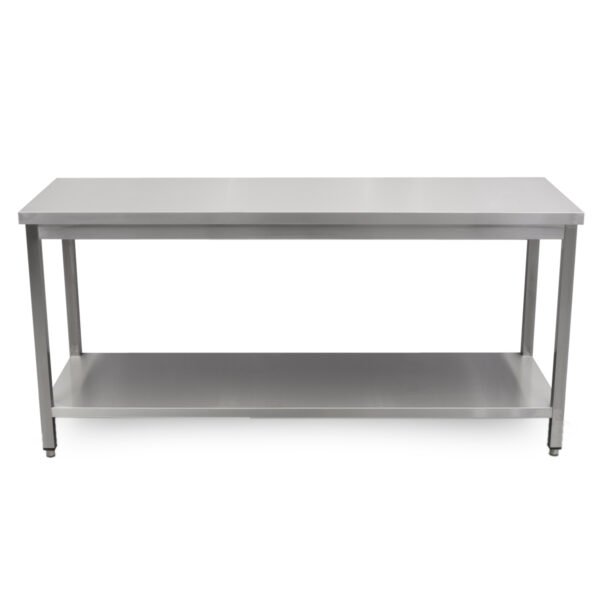HCB Pro-line Mesa de Trabajo – con estante inferior – 180 x 60 x 85 cm – Acero Inoxidable