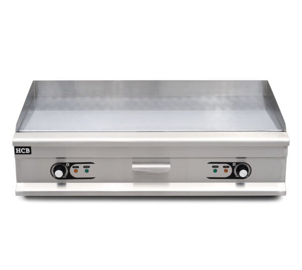 HCB Griddle – smooth – chrome – 100 cm – 400V – stainless steel